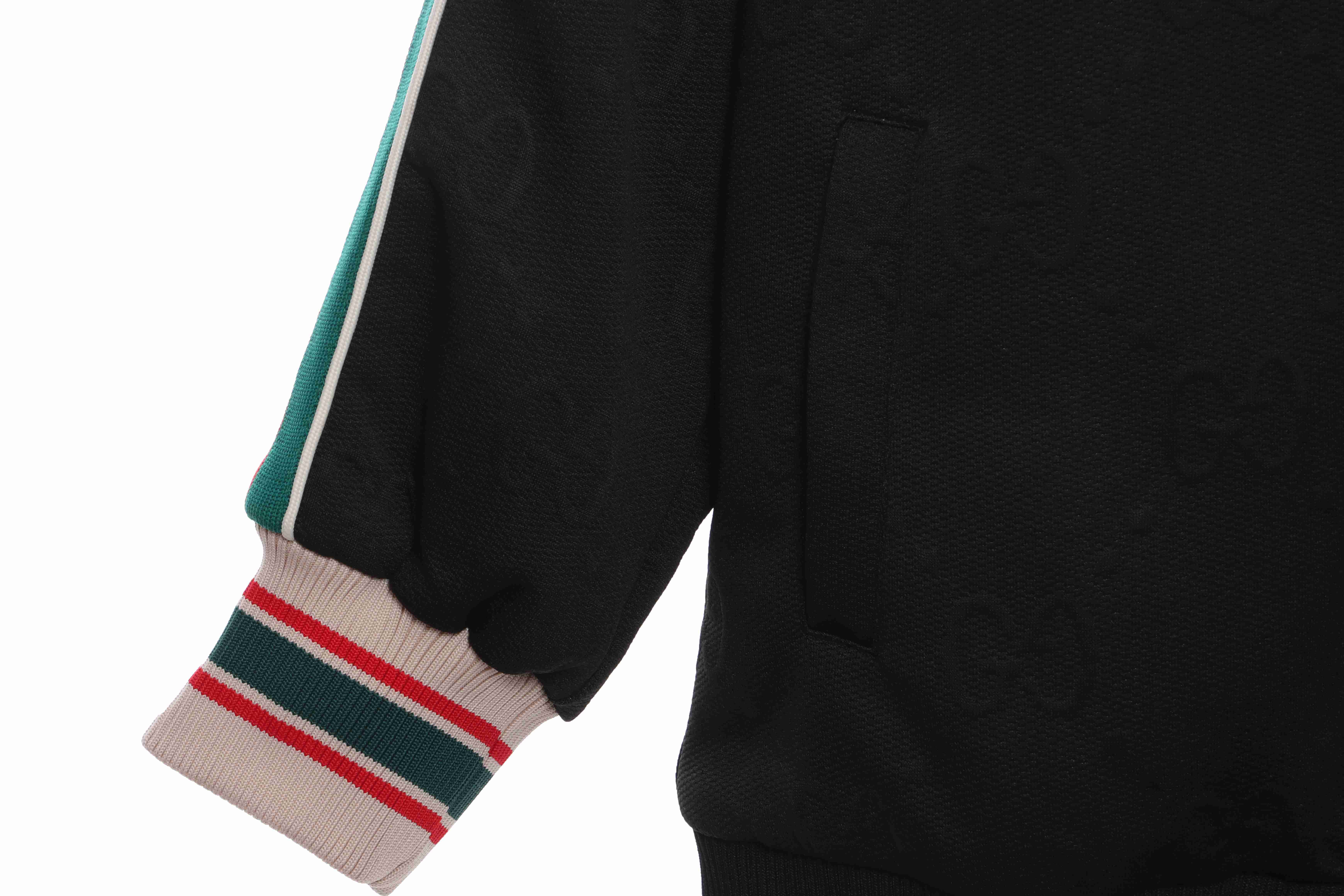 Gucci Classic Red And Green Obscure Jacquard Jacket