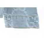 Gucci Coconut Tree Embroidered Denim Jacket