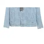 Gucci Coconut Tree Embroidered Denim Jacket