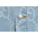 Gucci Coconut Tree Embroidered Denim Jacket