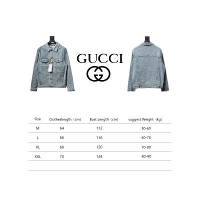 Gucci Double G Jacquard Denim Jacket 02