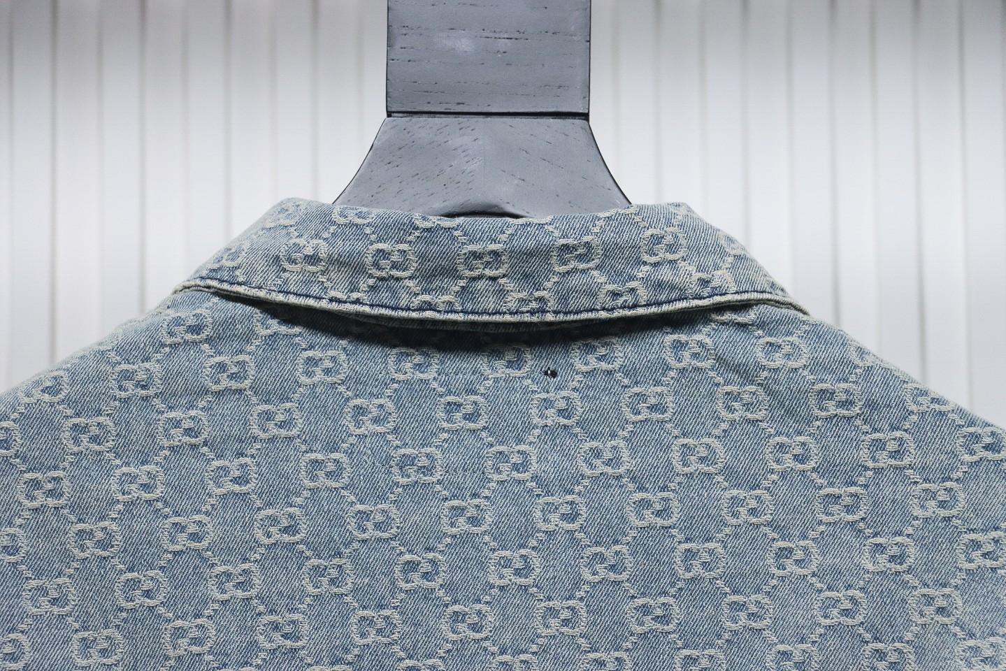 Gucci Double G Jacquard Denim Jacket