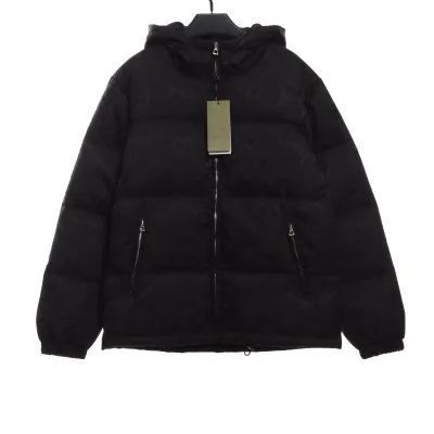 Gucci Double G Jacquard Pattern Down Jacket 01