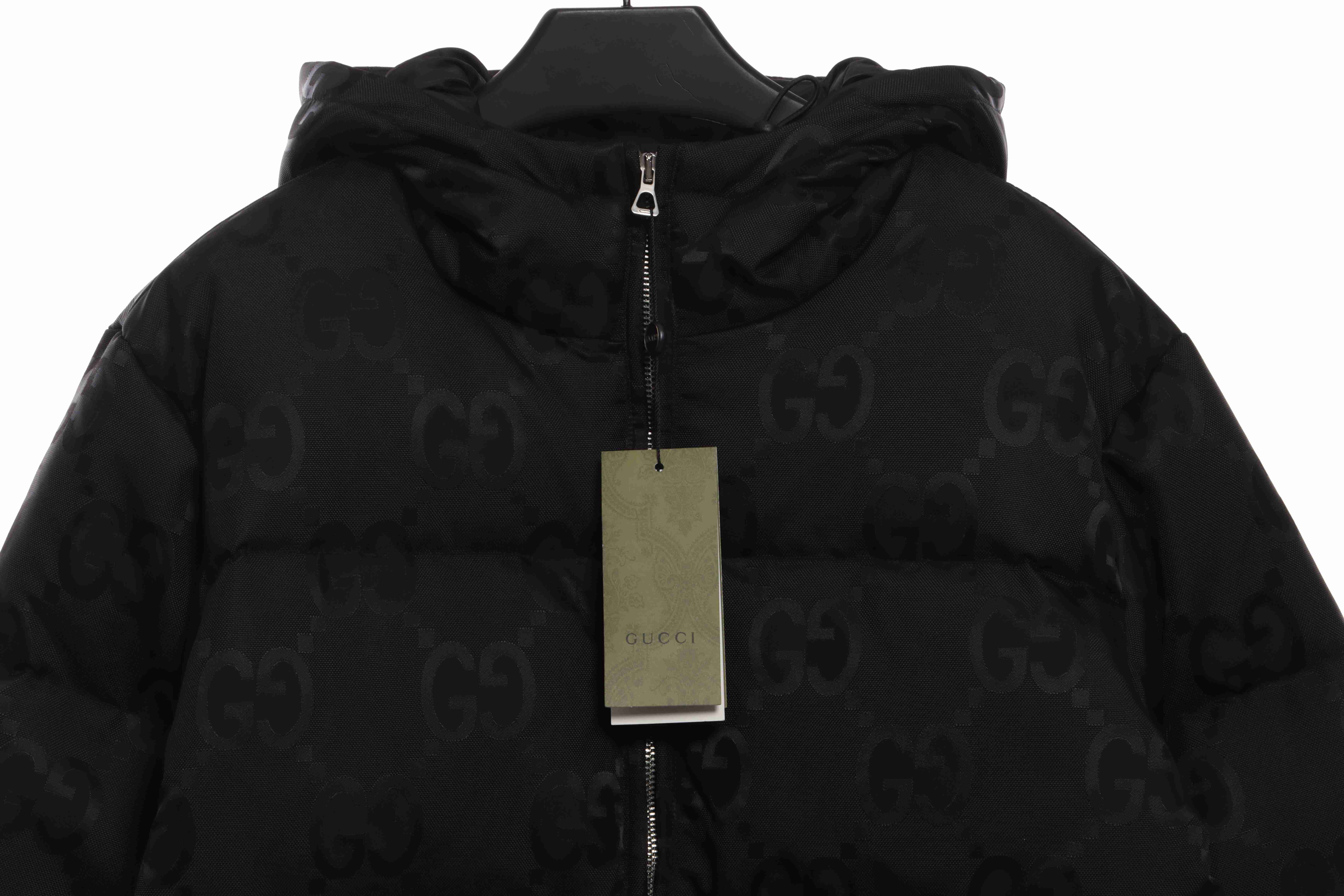 Gucci Double G Jacquard Pattern Down Jacket