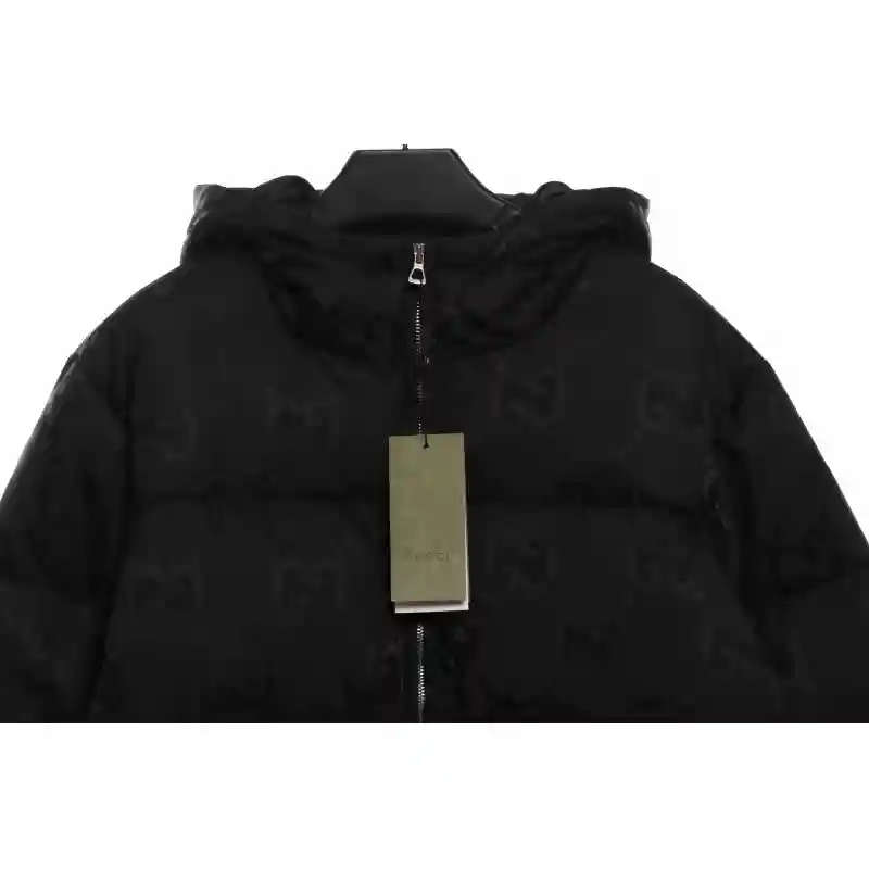 Gucci Double G Jacquard Pattern Down Jacket