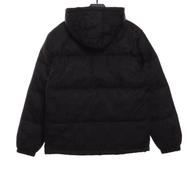Gucci Double G Jacquard Pattern Down Jacket 02