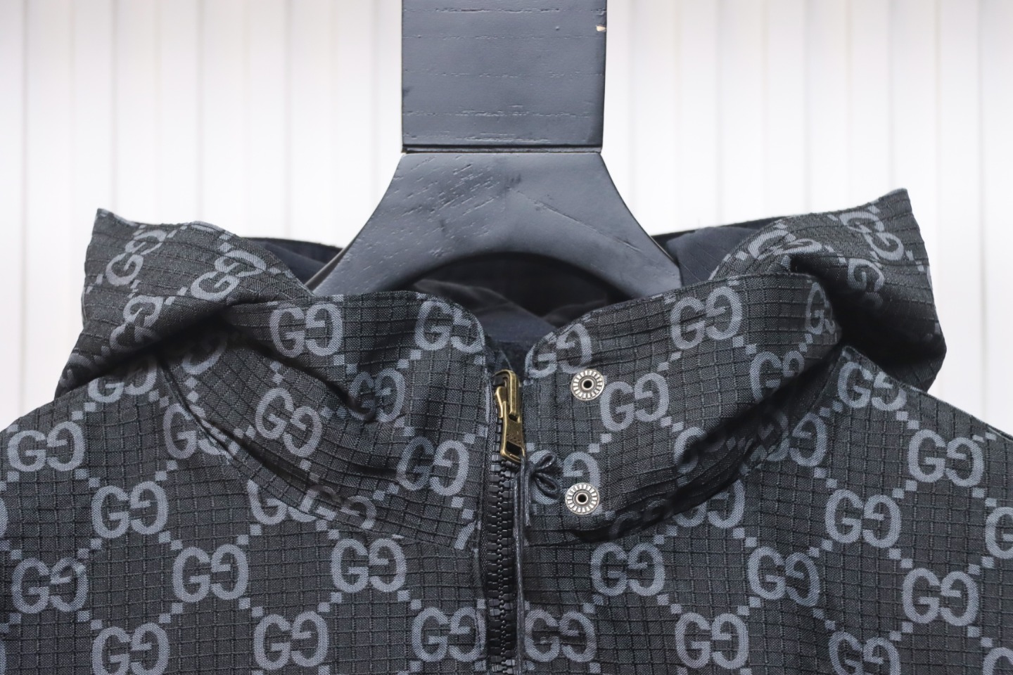 Gucci Double G Webbing Print Reversible Jacket