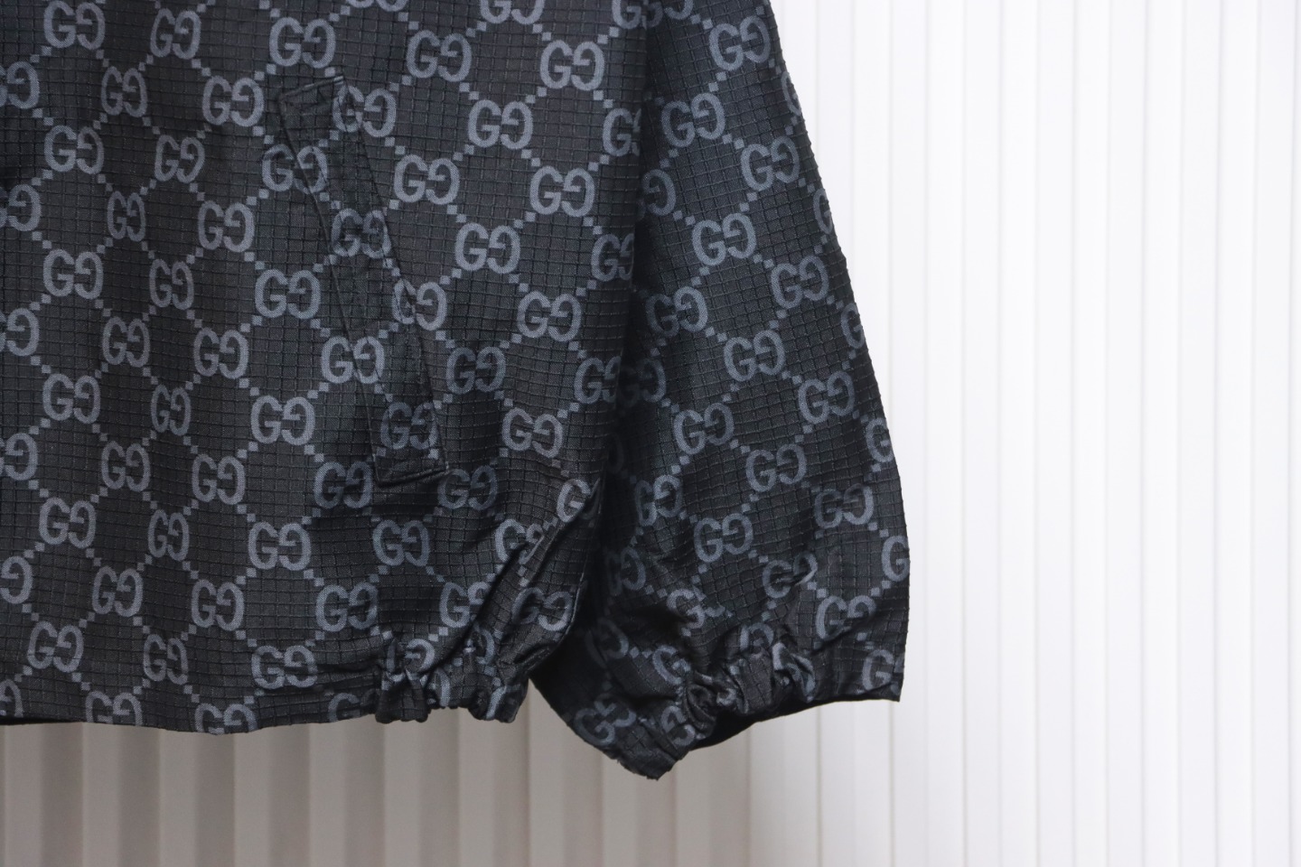 Gucci Double G Webbing Print Reversible Jacket