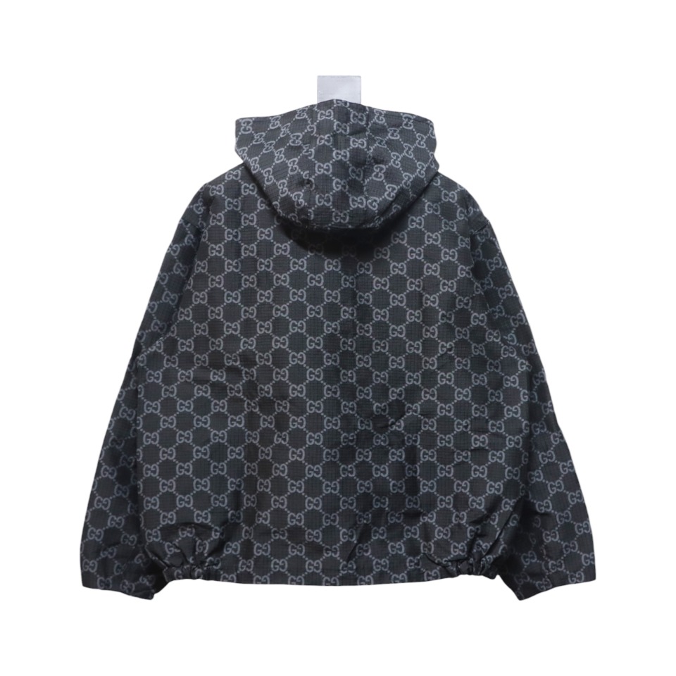 Gucci Double G Webbing Print Reversible Jacket
