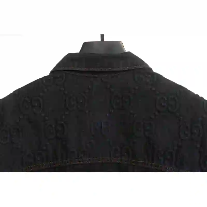 Gucci Interlocking G Embossed Denim Jacket