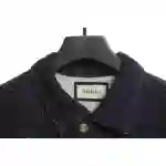 Gucci Interlocking G Embossed Denim Jacket