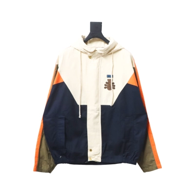 Gucci Pineapple Embroidery Zipper Pocket Hooded Jacket 01