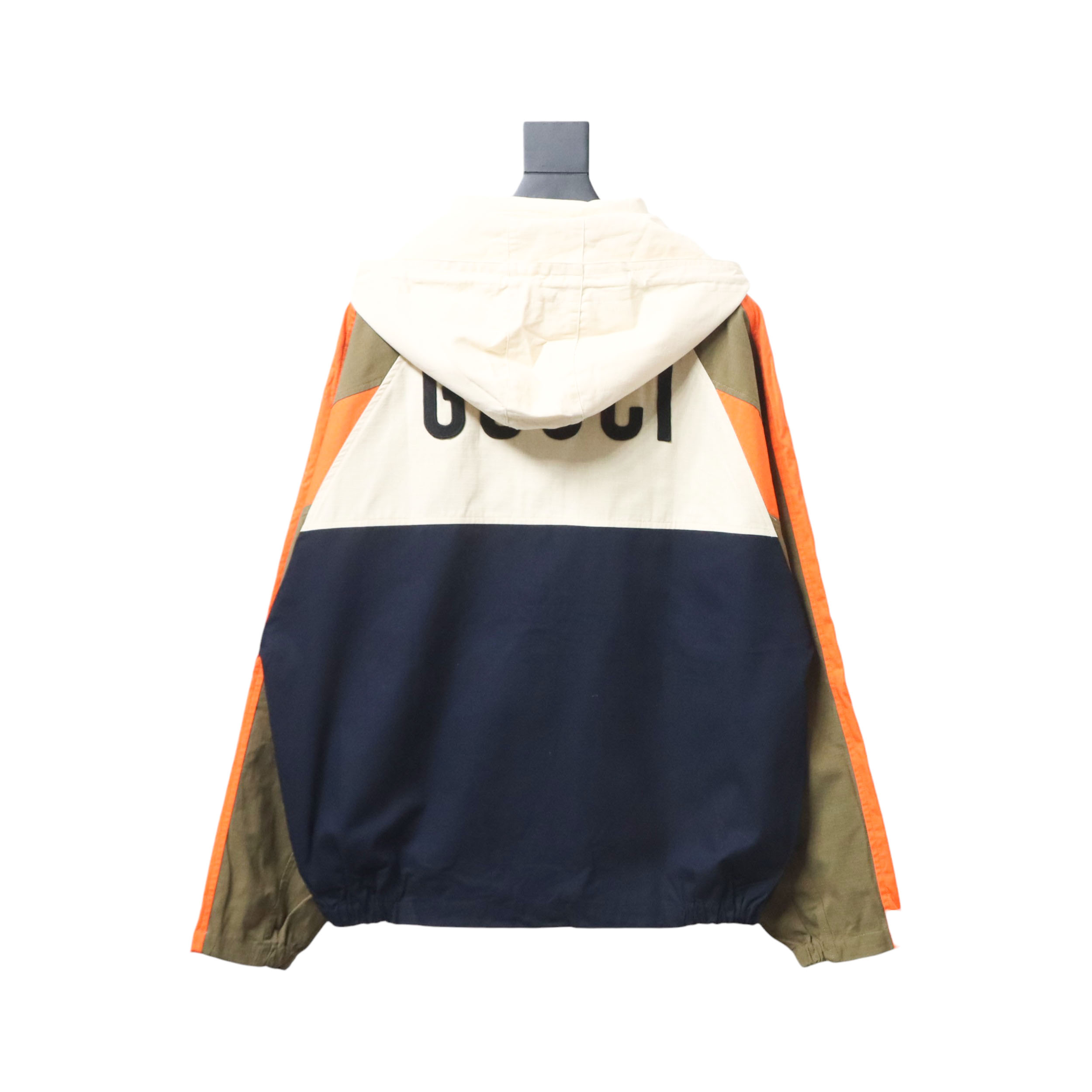 Gucci Pineapple Embroidery Zipper Pocket Hooded Jacket