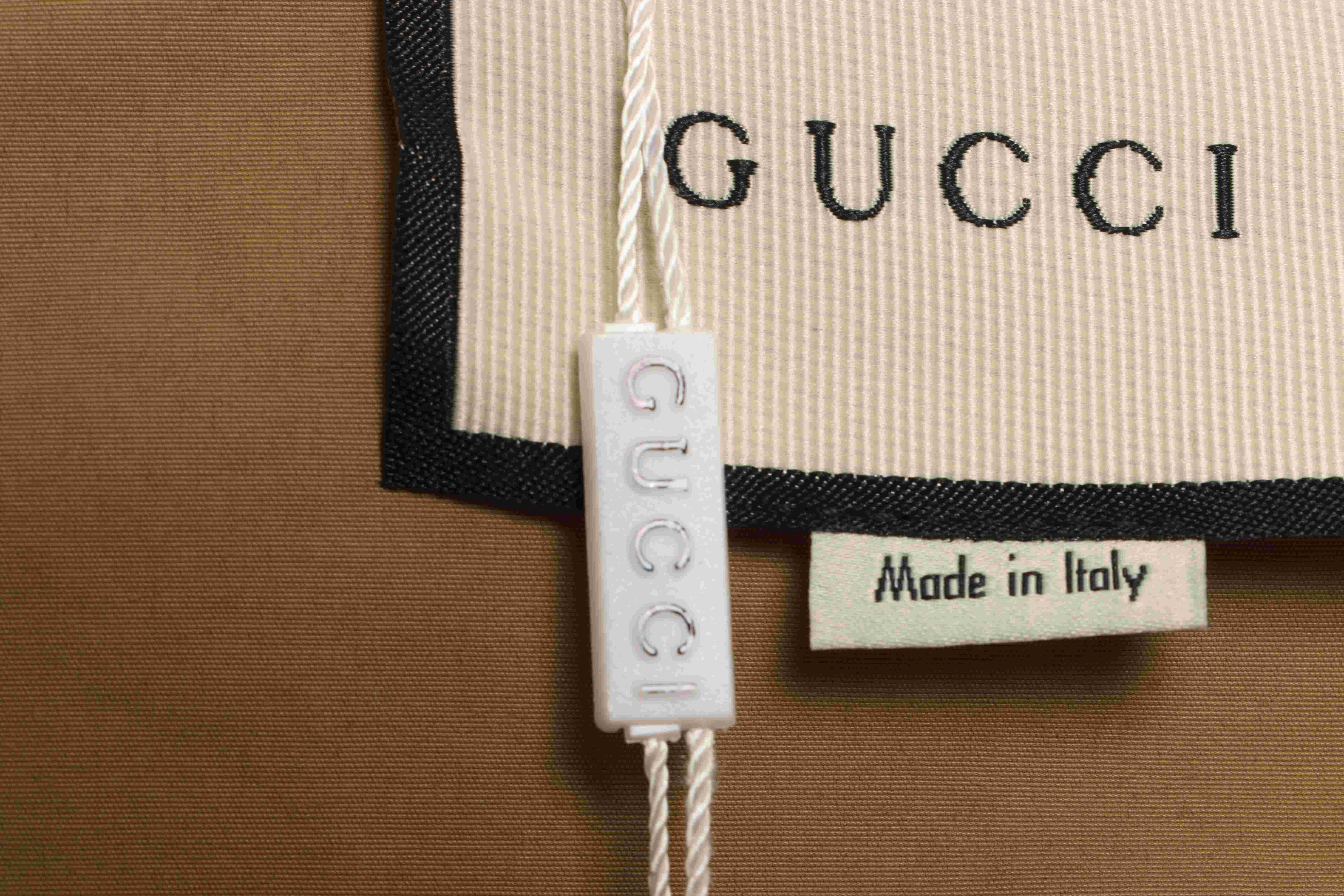 Gucci Red And Green Webbing Zipper Jacket