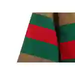 Gucci Red And Green Webbing Zipper Jacket