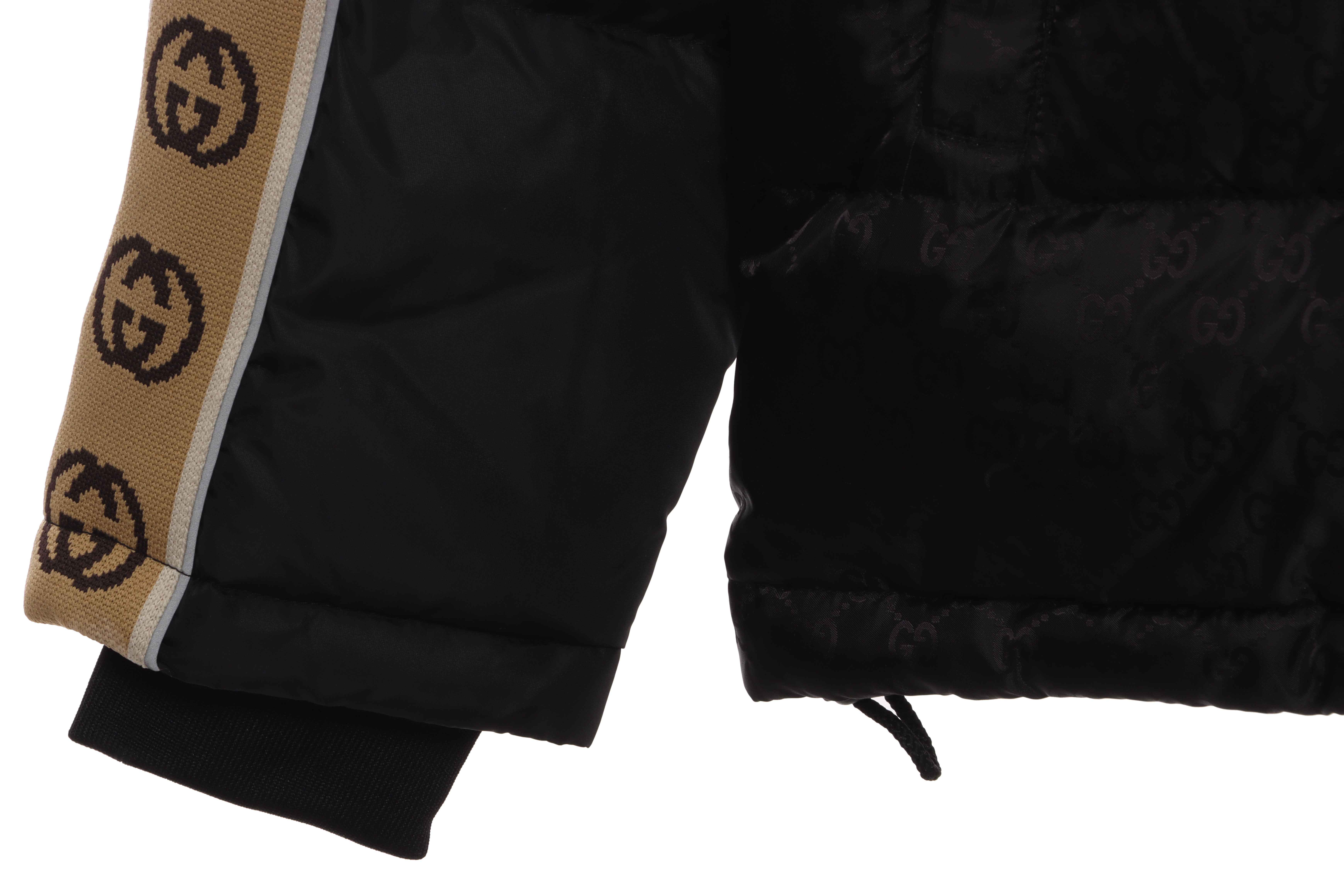 Gucci Reflective Webbing Down Jacket