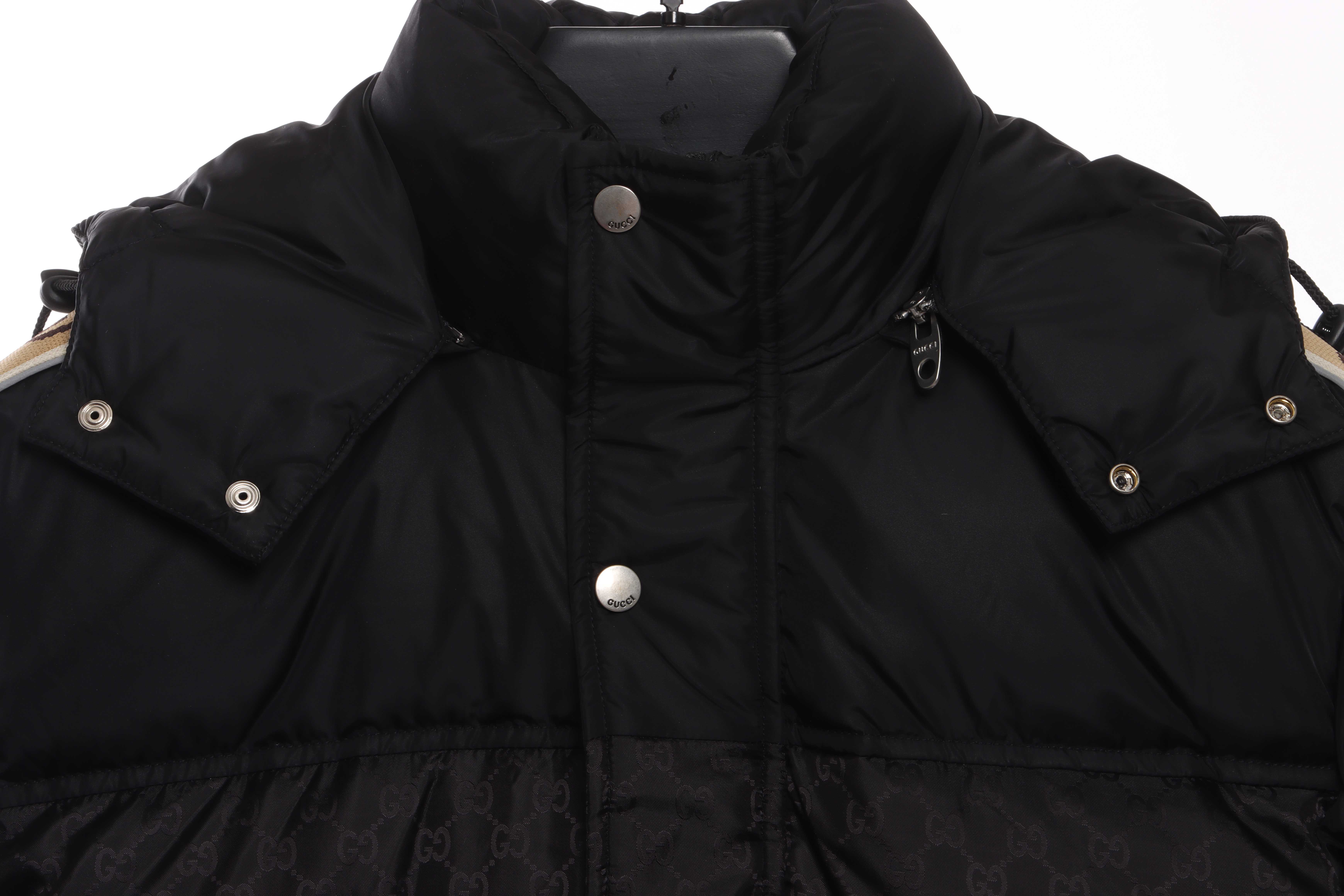 Gucci Reflective Webbing Down Jacket
