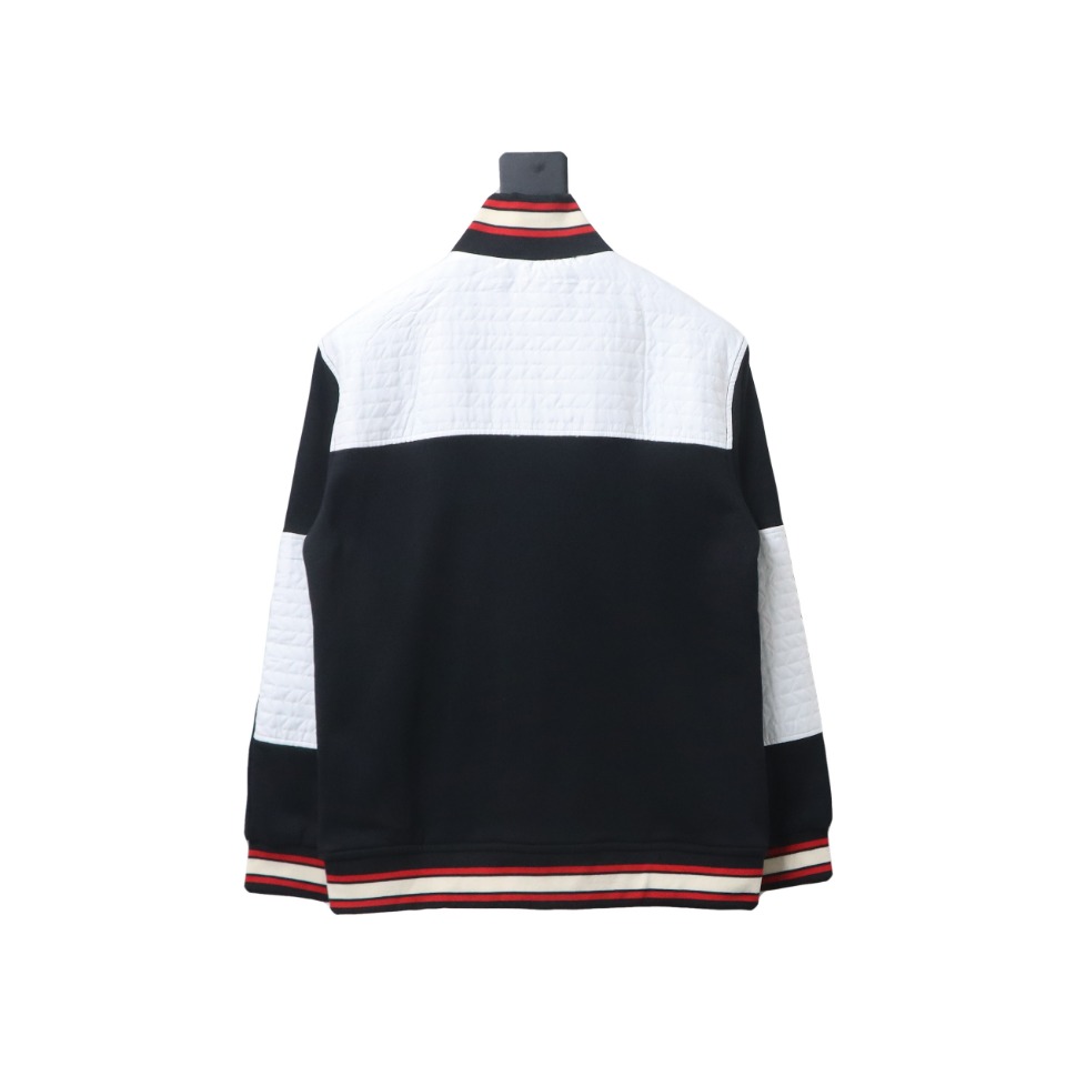 Gucci Terry Embroidered Double G Jacket Black