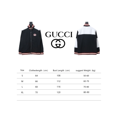Gucci Terry Embroidered Double G Jacket Black 02