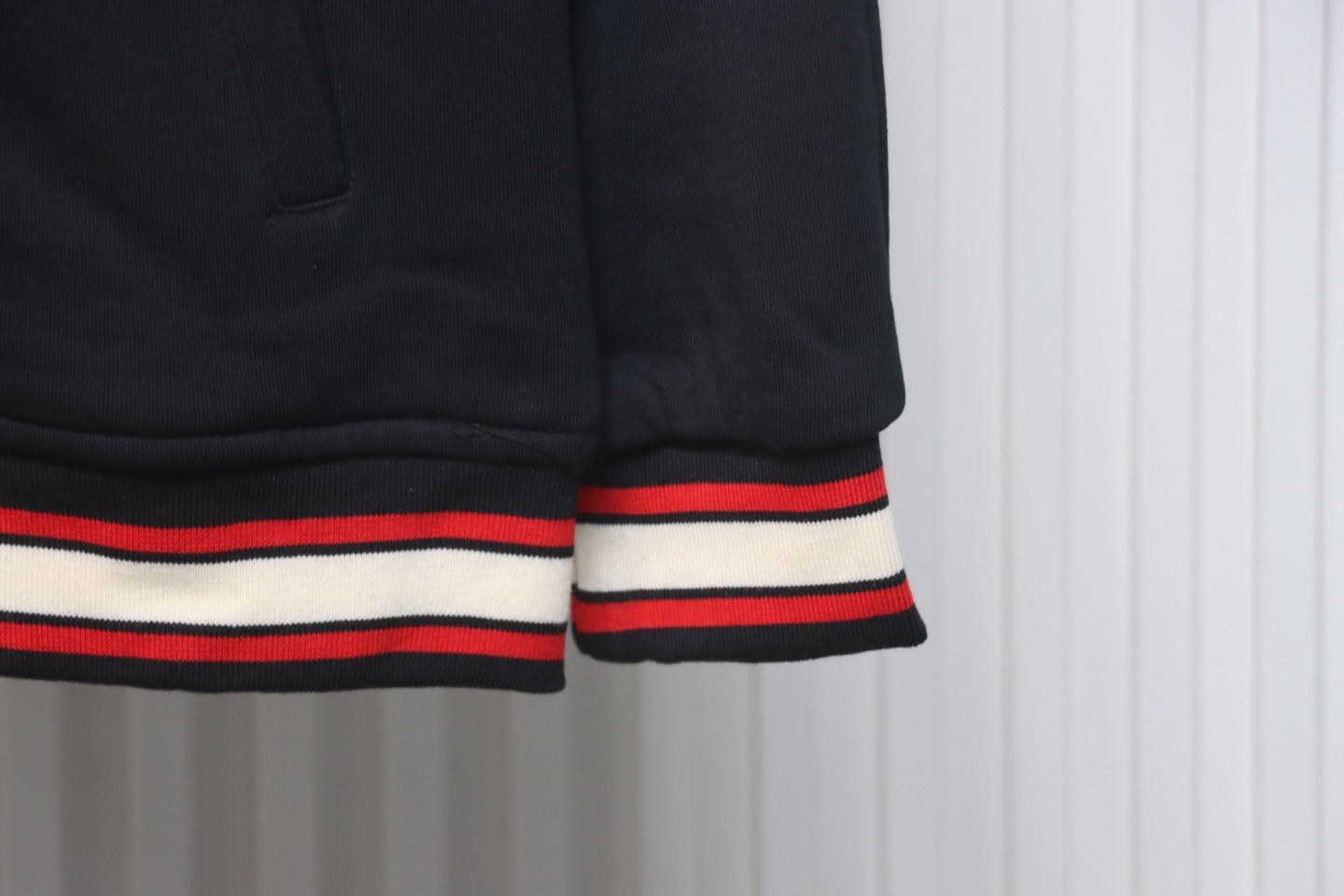 Gucci Terry Embroidered Double G Jacket Black