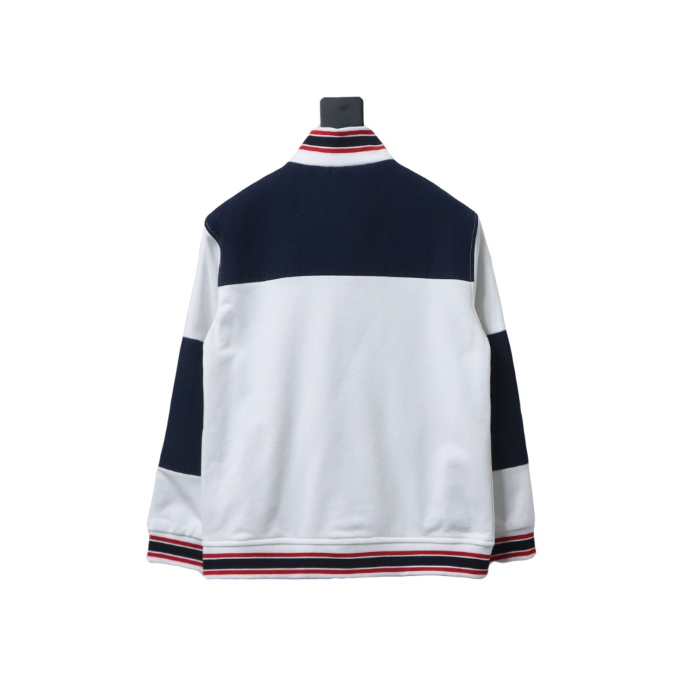 Gucci Terry Embroidered Double G Jacket White