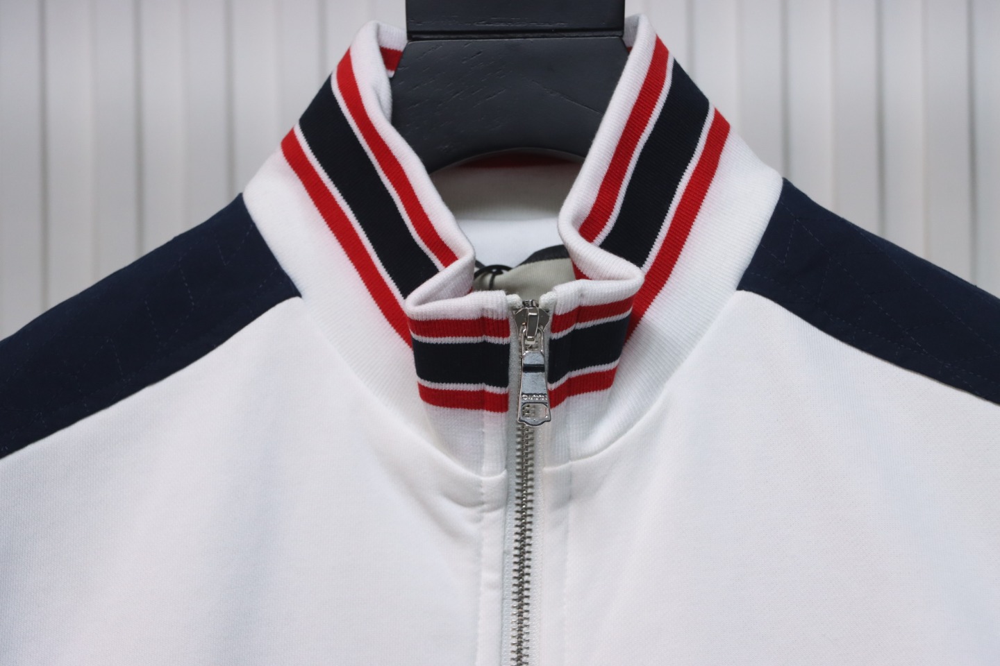 Gucci Terry Embroidered Double G Jacket White
