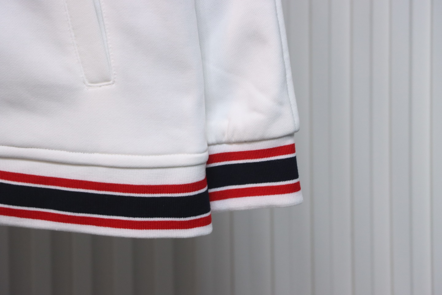 Gucci Terry Embroidered Double G Jacket White