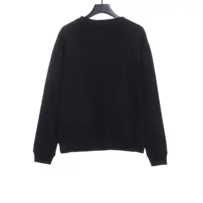 (Special Price) Gucci Small Dirty Shoes Silicone Sweatshirt Black 02