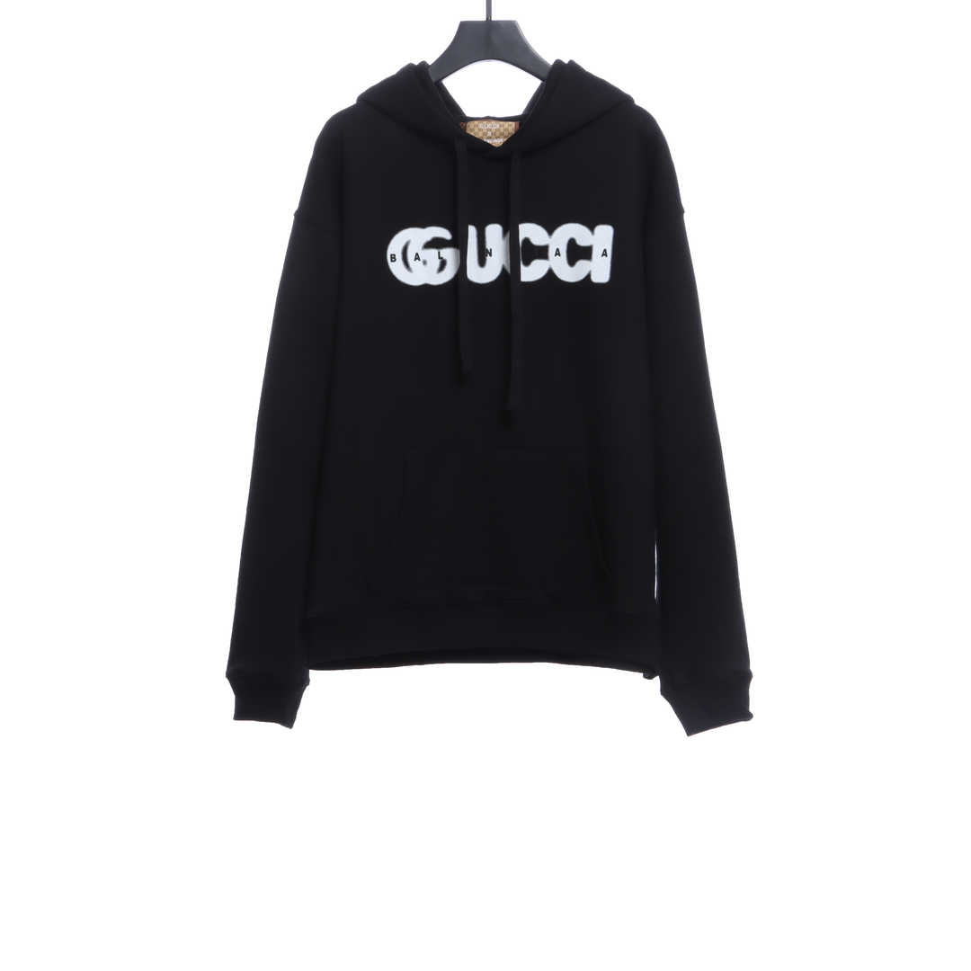 (Special Price) Gucci x Balenciaga Silicone Lettering Hoodie