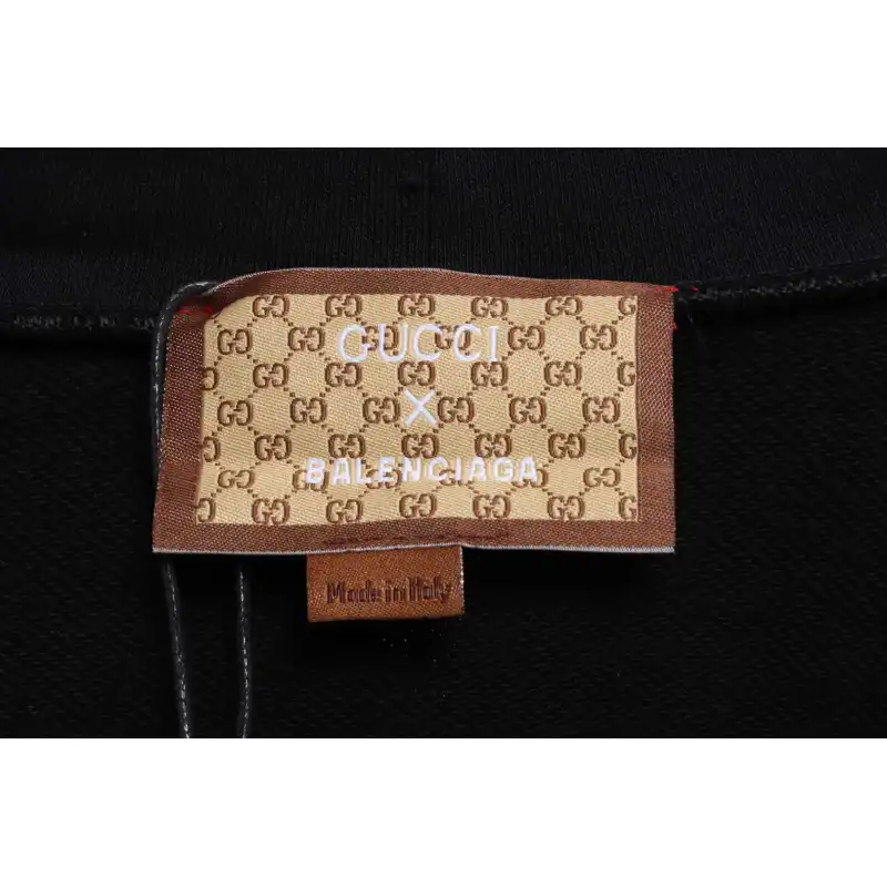 (Special Price) Gucci x Balenciaga Silicone Lettering Hoodie
