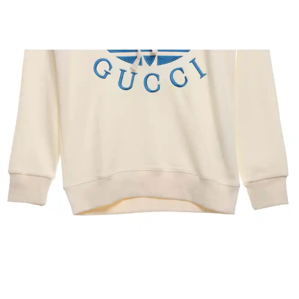(Special Price) Gucci x Trefoil Embroidered LOGO Hoodie