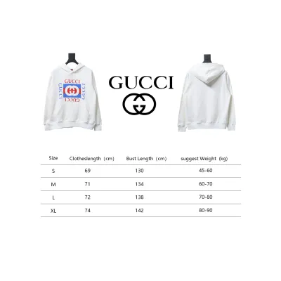 Gucci 24Fw Colorblock Logo Print Hoodie 02