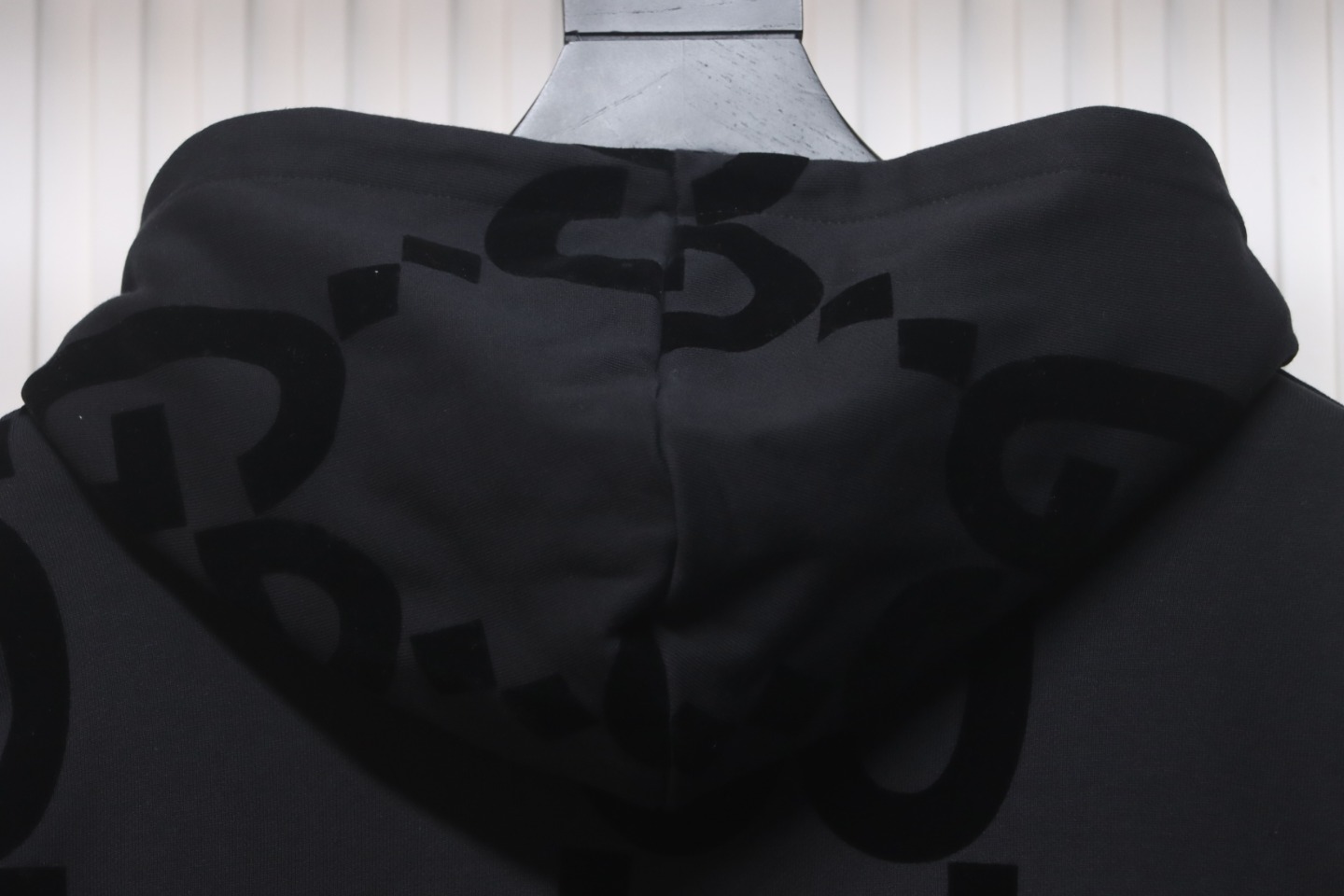 Gucci 24Fw Double G Flocking Print Suit Hooded Sweatshirt