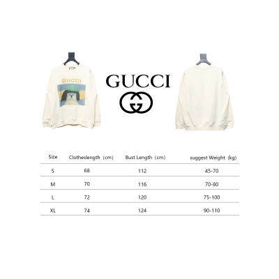 Gucci 24Fw Funny Cartoon Series Printed Round Neck Sweatshirt Animals 02