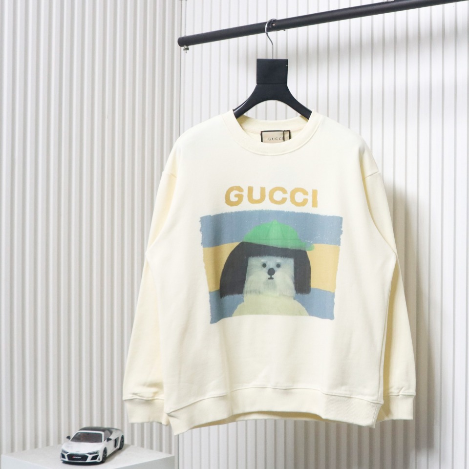 Gucci 24Fw Funny Cartoon Series Printed Round Neck Sweatshirt Animals