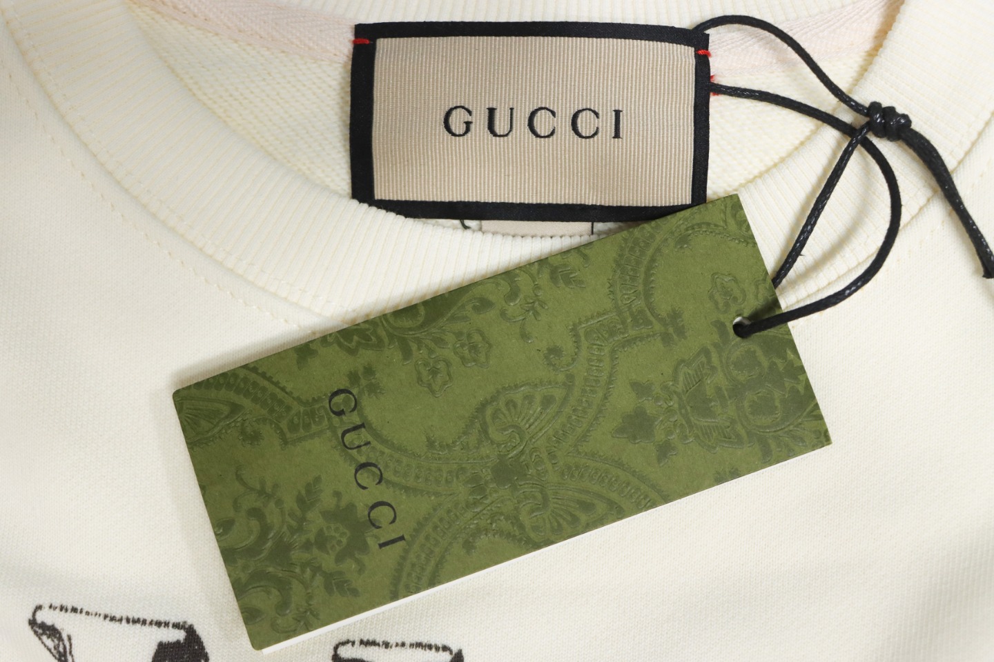 Gucci 24Fw Funny Cartoon Series Printed Round Neck Sweatshirt Apple