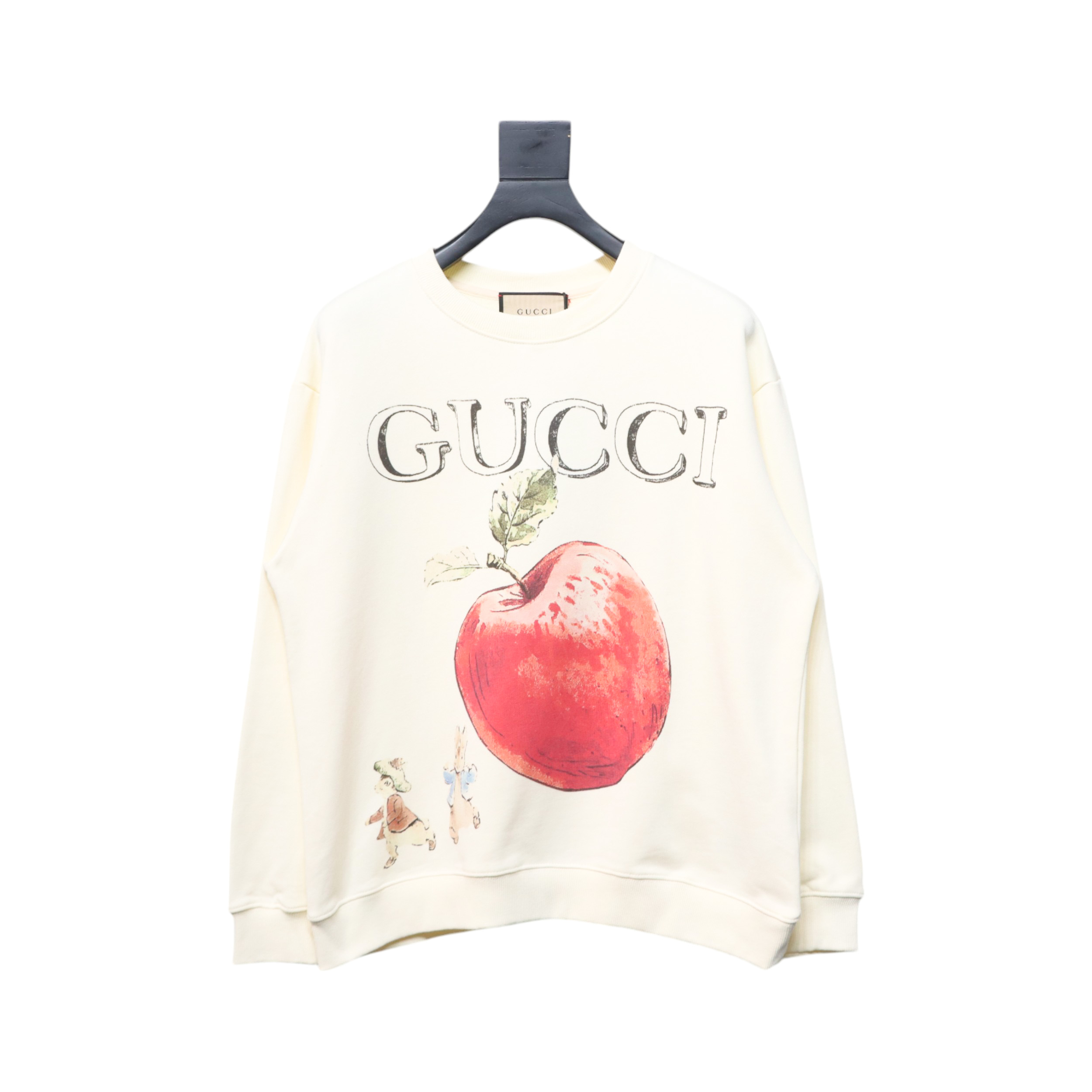 Gucci 24Fw Funny Cartoon Series Printed Round Neck Sweatshirt Apple