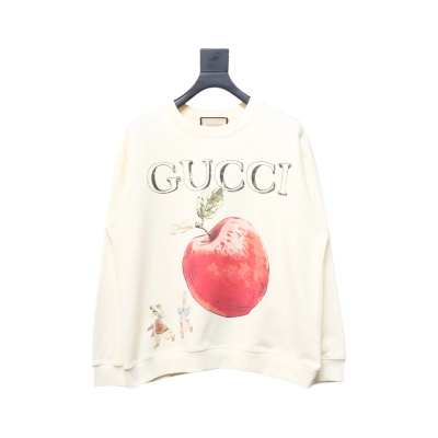 Gucci 24Fw Funny Cartoon Series Printed Round Neck Sweatshirt Apple 01