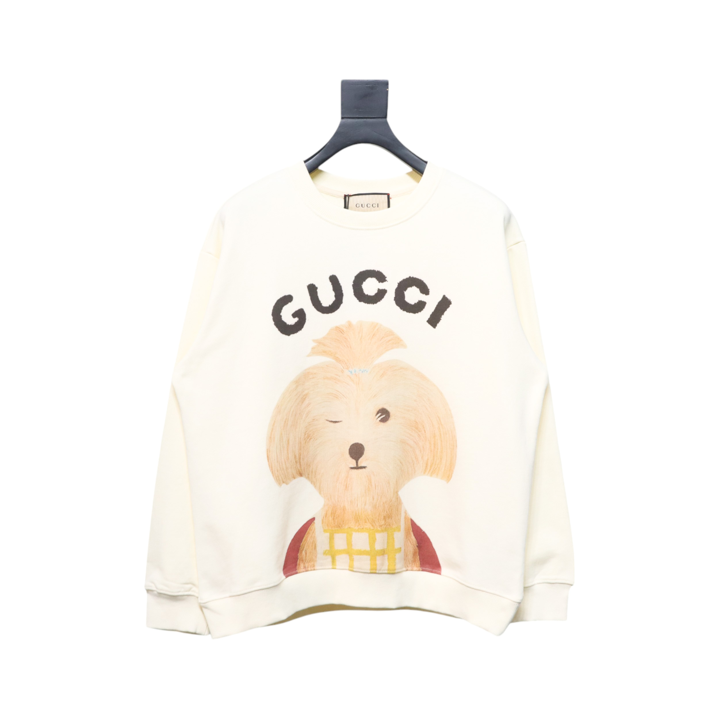 Gucci 24Fw Funny Cartoon Series Printed Round Neck Sweatshirt Dog
