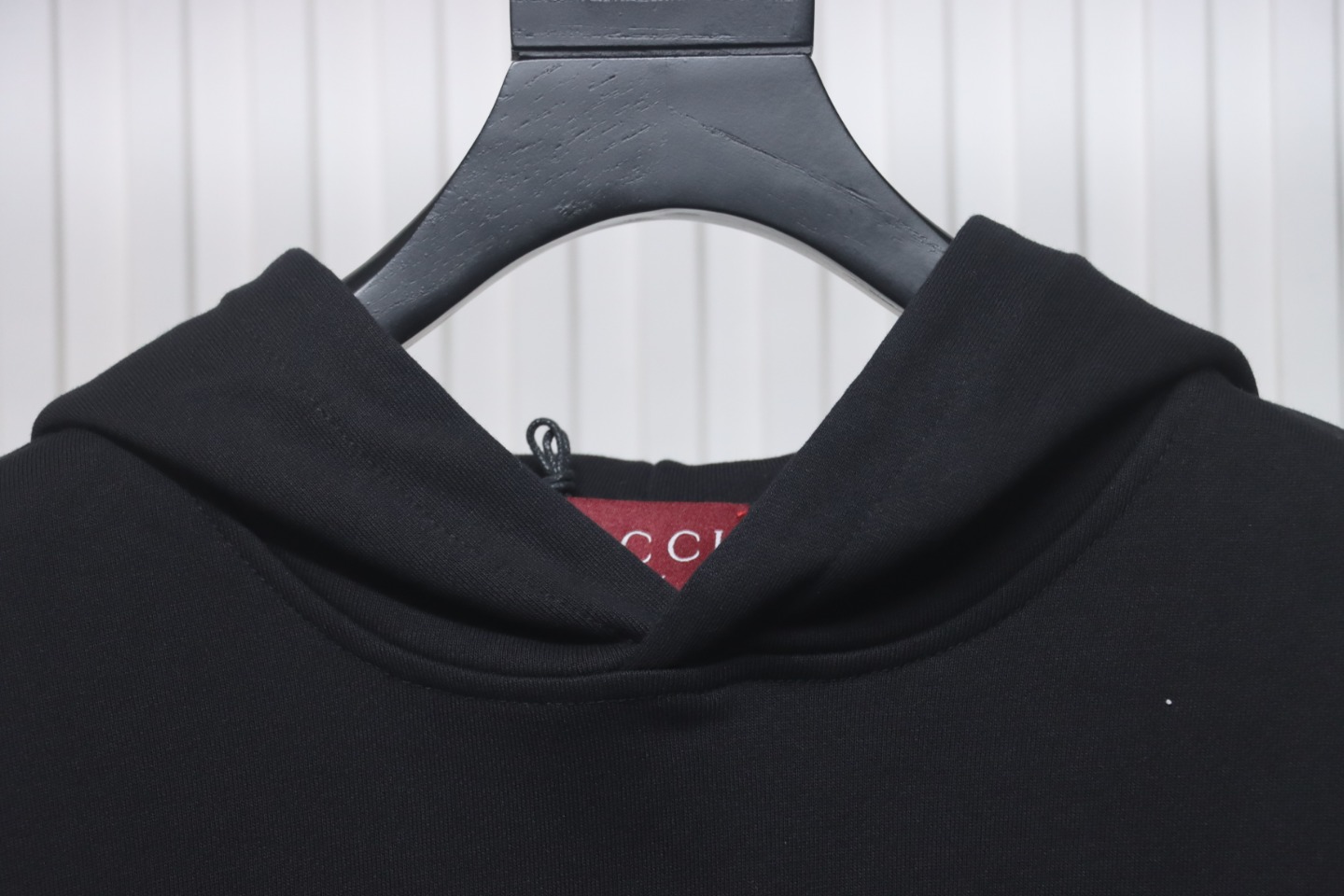 Gucci 24Fw Hooded Sweatshirt With Rhinestones On The Chest