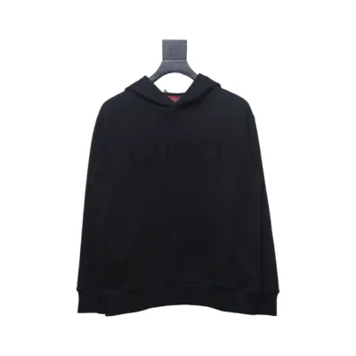 Gucci 24Fw Hooded Sweatshirt With Rhinestones On The Chest 01