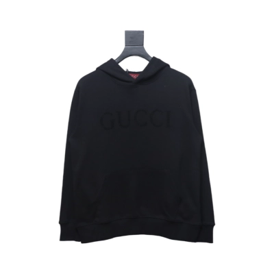 Gucci 24Fw Hooded Sweatshirt With Rhinestones On The Chest 01