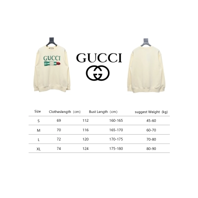 Gucci 24Fw Lipstick Print Crewneck Sweatshirt 02