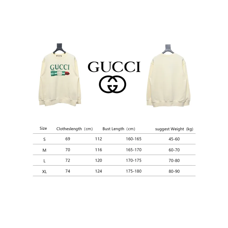 Gucci 24Fw Lipstick Print Crewneck Sweatshirt