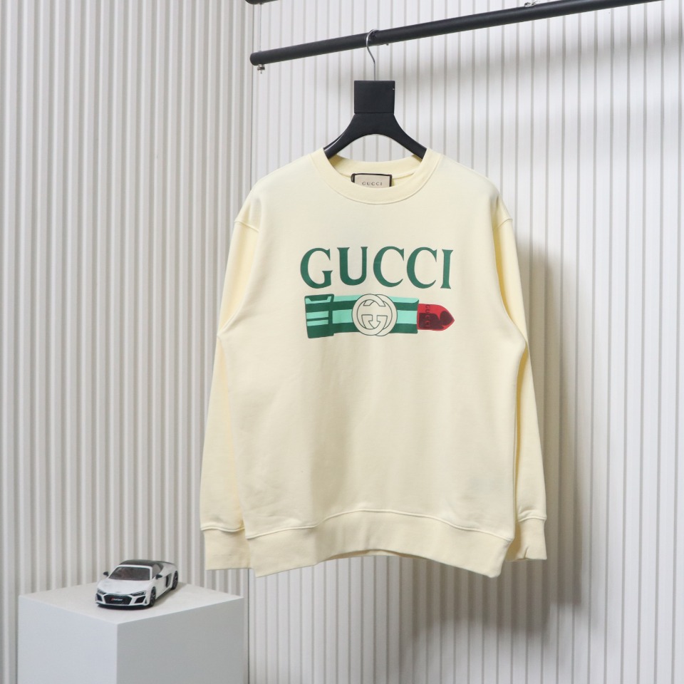 Gucci 24Fw Lipstick Print Crewneck Sweatshirt
