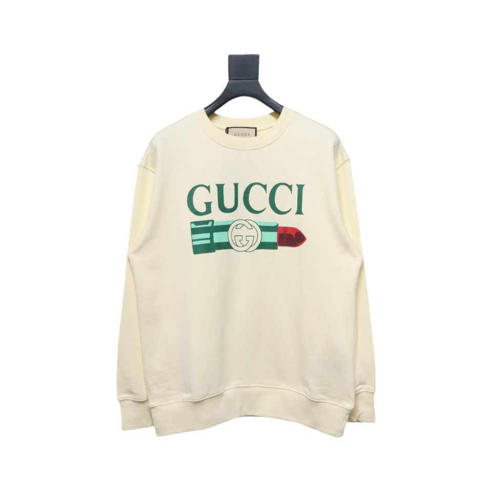 Gucci 24Fw Lipstick Print Crewneck Sweatshirt
