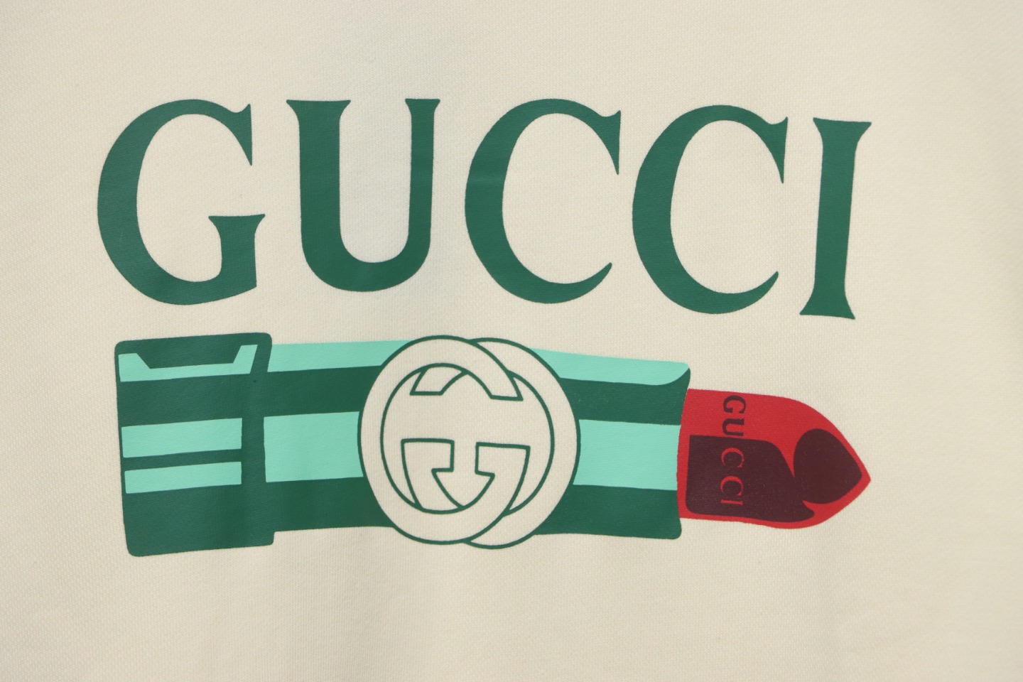 Gucci 24Fw Lipstick Print Crewneck Sweatshirt