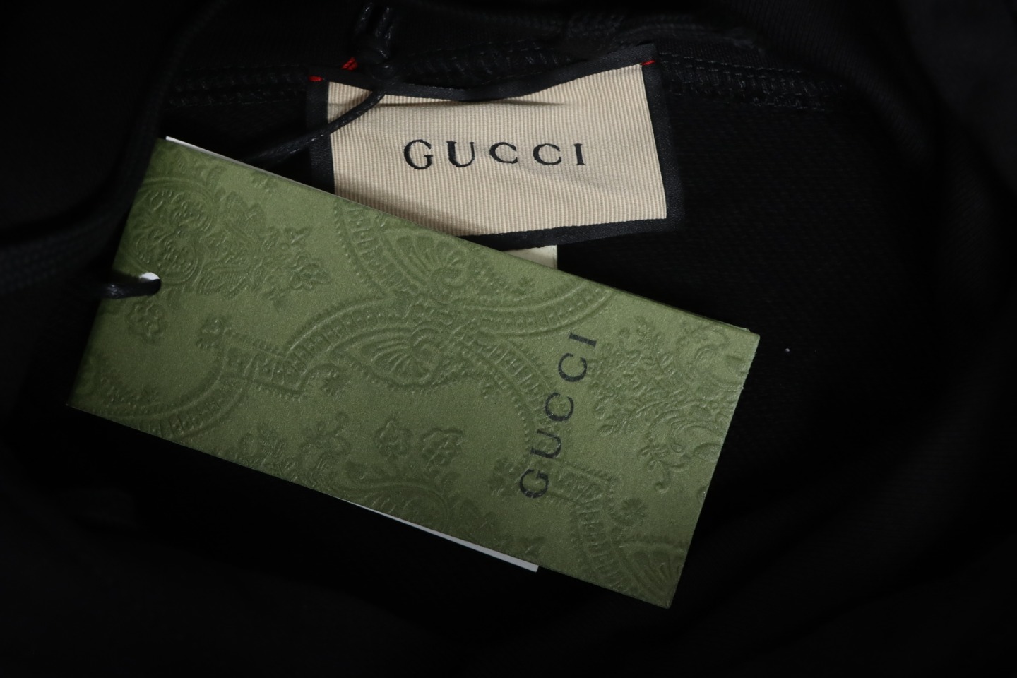 Gucci 24Fw Lipstick Print Sleeves Detachable Hooded Sweatshirt