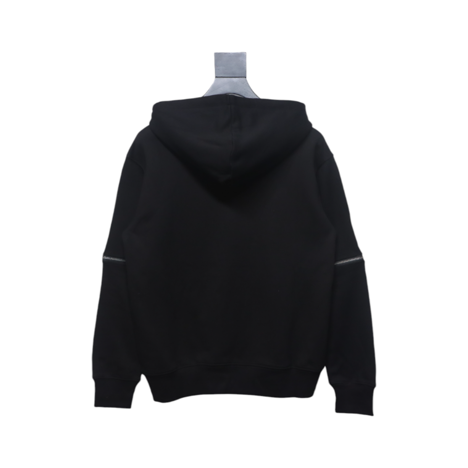 Gucci 24Fw Lipstick Print Sleeves Detachable Hooded Sweatshirt