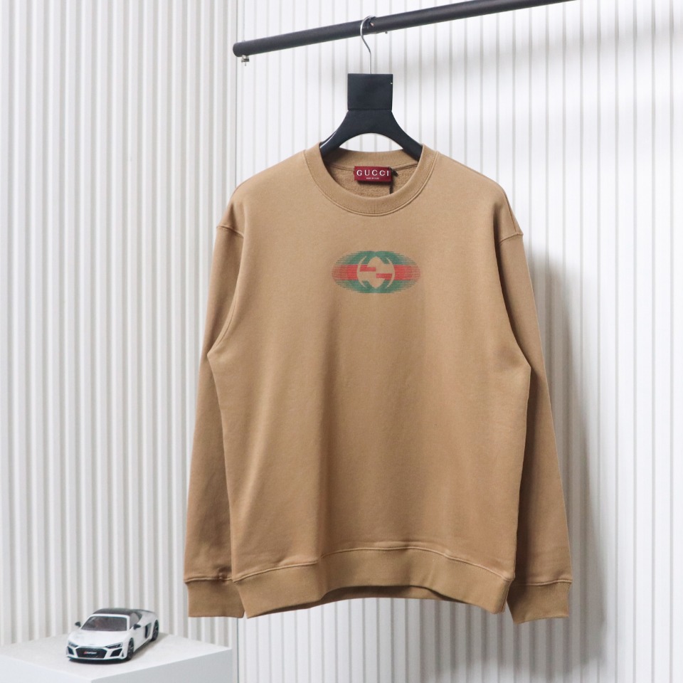 Gucci 24Fw Multicolor Combination Printed Crew Neck Sweatshirt